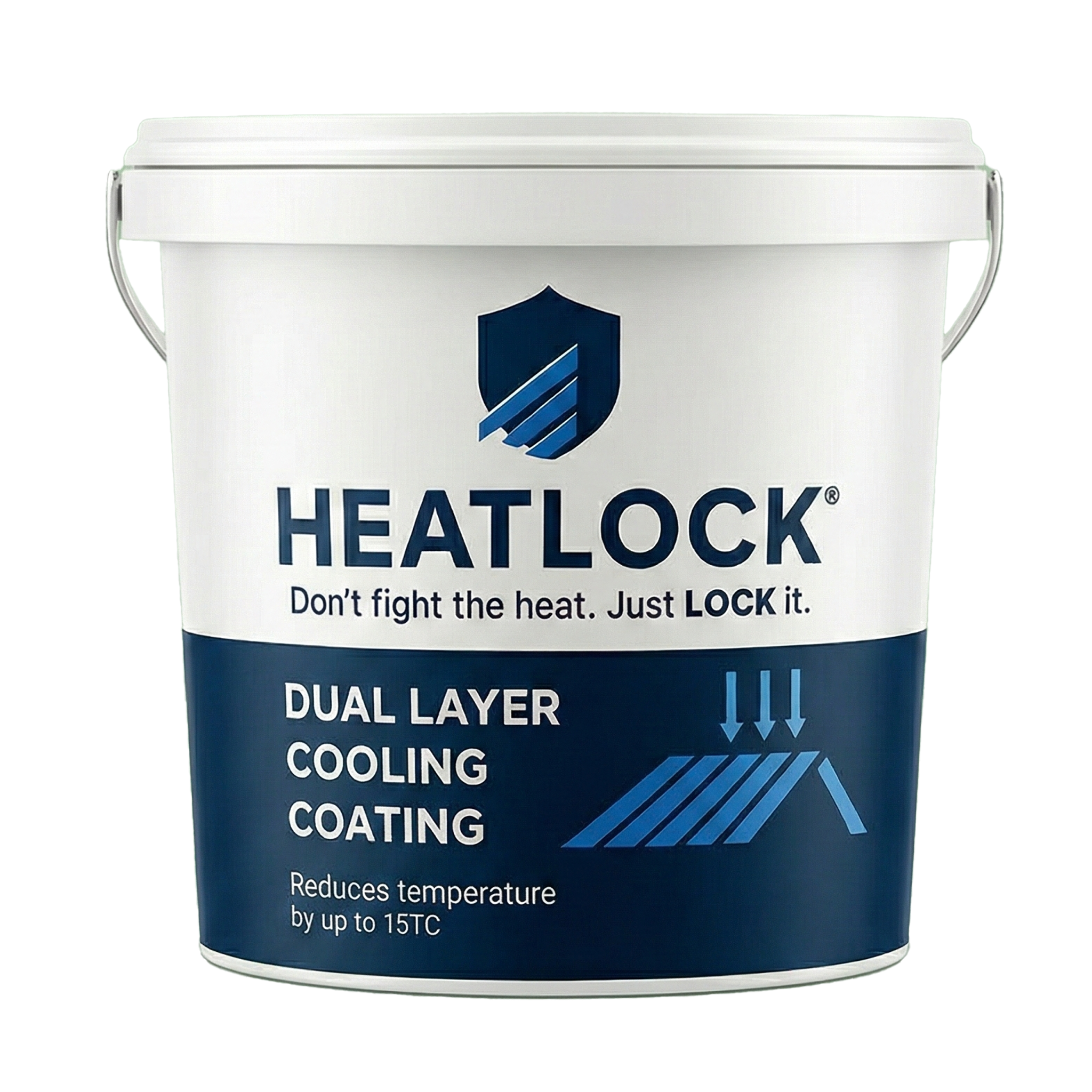 Heat Lock Roofing System solar-reflective thermal barrier coating by DUSH Italy for industrial roofs