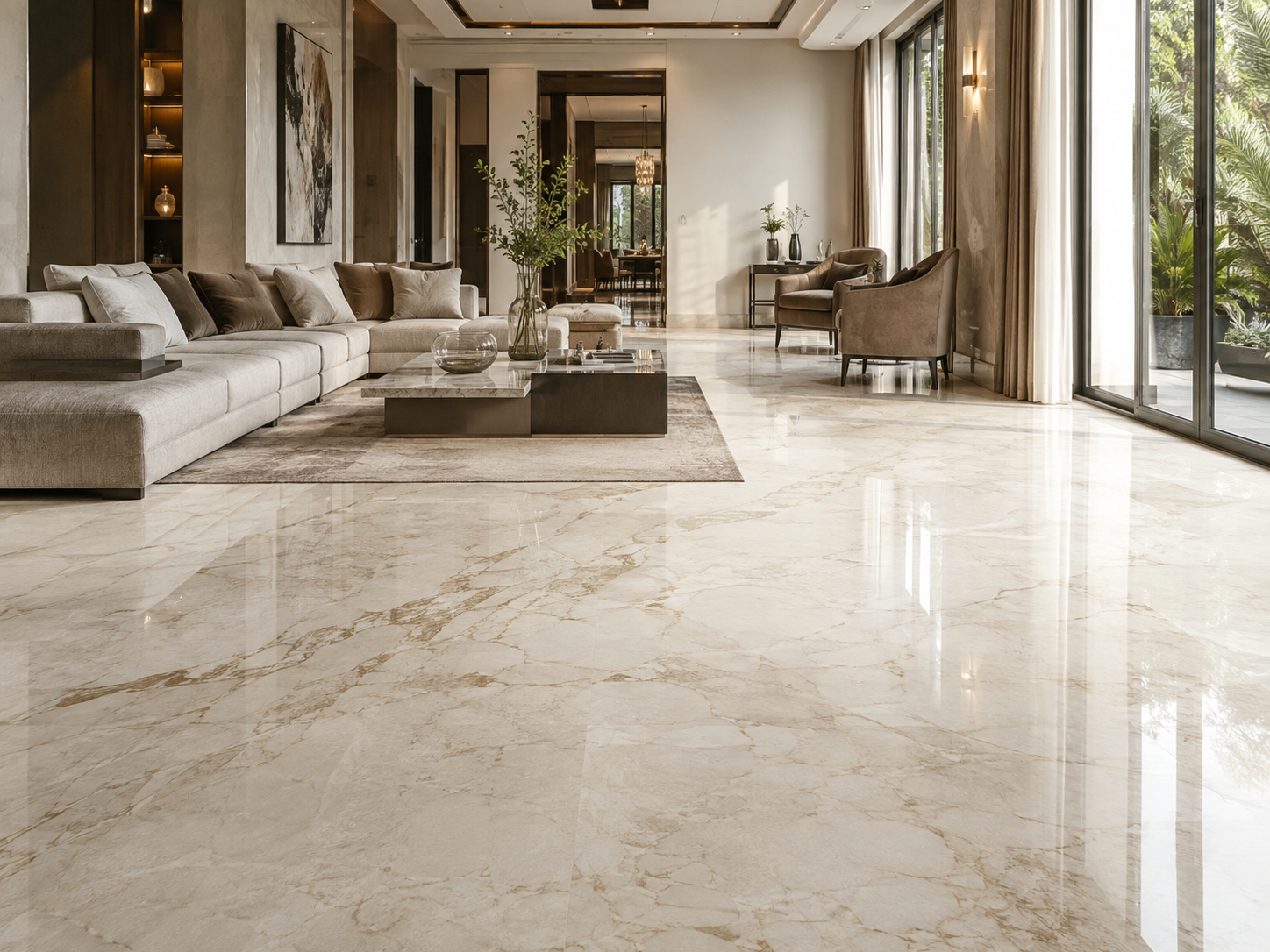 Luxury marble bathroom