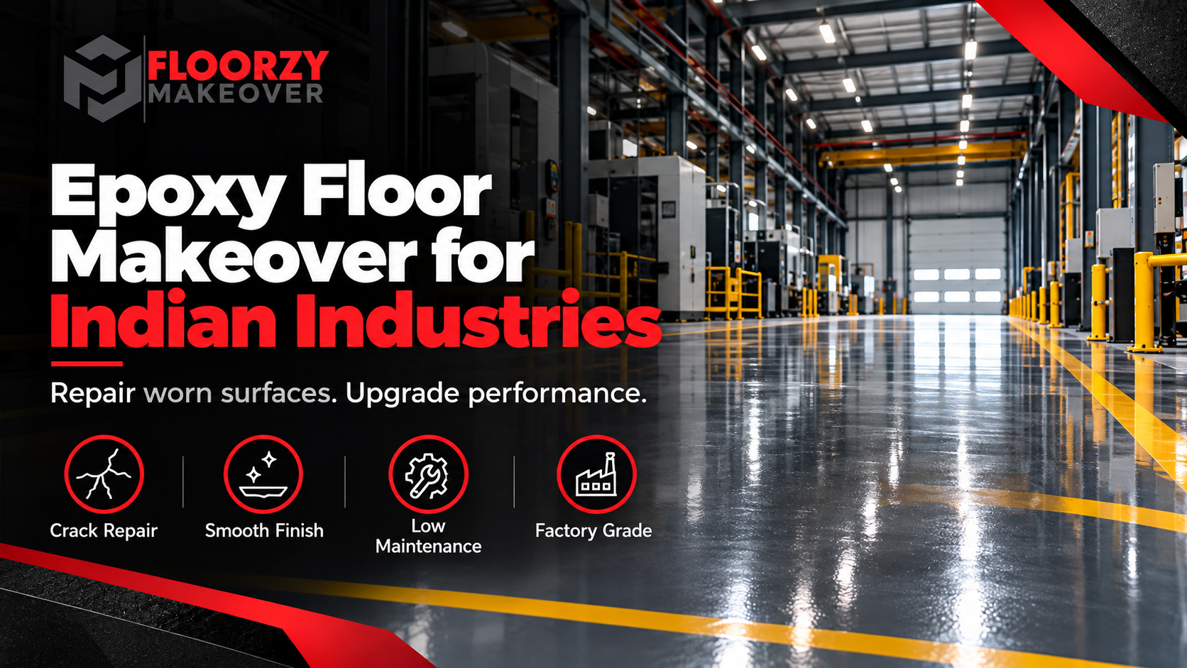 Finished epoxy flooring in India